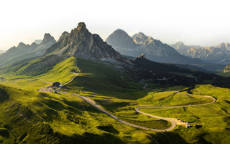 valley and mountain